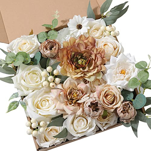 Combo De Caja De Flores De Boda Artificial Arreglos De ...