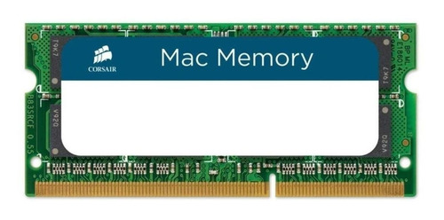 Memoria RAM Apple SODIMM gamer color verde 16GB 2 Corsair CMSA16GX3M2A1600C11