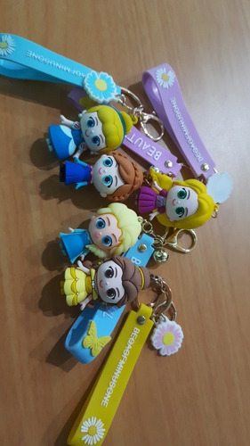 Imagen 2 de 6 de Llaveros Princesas De Disney