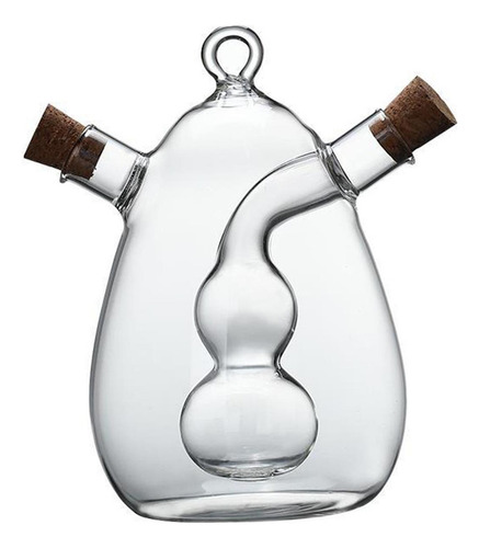 Botella De Aceite De Vidrio Con Dispensador De Tapones De