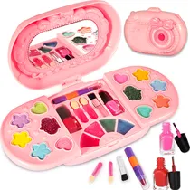 Comprar Juego De Maquillaje Para Niñas Lavable Real Sets De Belleza
