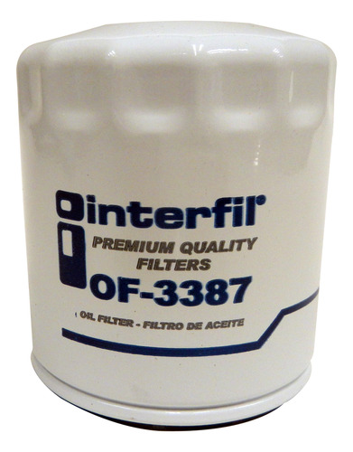 Filtro Aceite Interfil Para Daewoo Lanos 1.5l 1999-2002