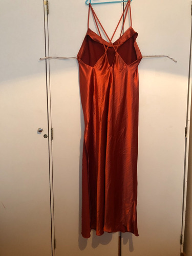 Vestido Dama - Nuevo Talla 14 - Largo - Color Terracota 