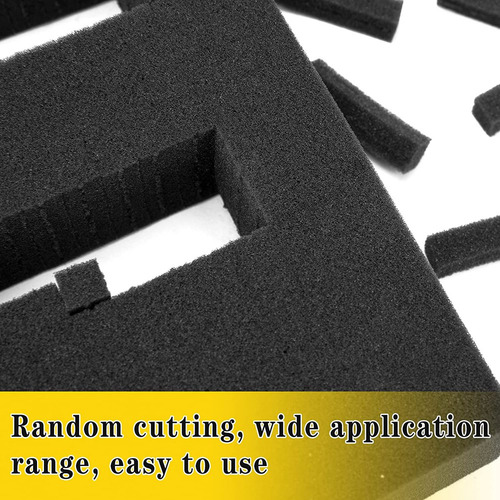 4 Peças Pick Apart Foam Insert Pluck Presquare Sheet Foam Fo