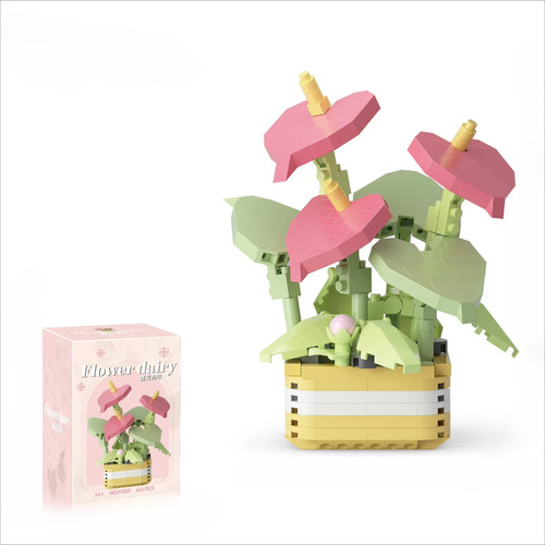 Presente De Decoração De Mesa Modelo Succulent Bonsai Blocks