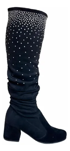 Botas largas hotsell con brillos