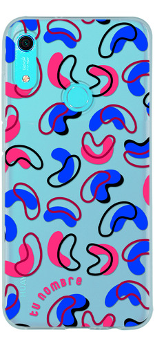 Funda Para Huawei Para Mujer Figuras Abstracto Con Nombre