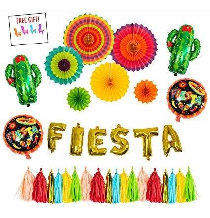 Party Fiesta De Disfraces Kit - Decoración Cactus Hoja Hinch