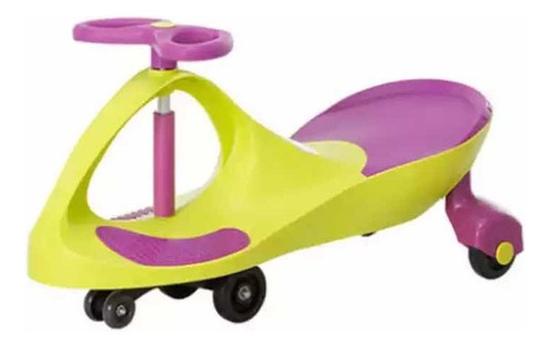 Buggy Auto Deslizador Plasmacar Vehículo Para Niño Color Verde Con Violeta