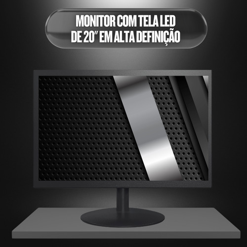 Computador Completo Fácil Intel Core I5 6ª 8gb Ddr4 Ssd240gb
