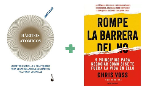 Habitos Atomicos + Rompe Barrera No - 2 Libros Bolsillo