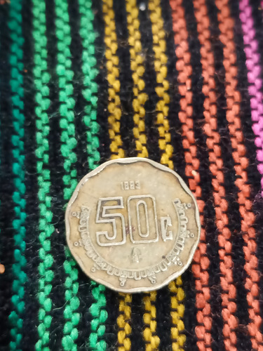 Moneda De 50 Centavos Con Error De Facha 