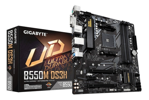 Imagen 3 de 6 de Motherboard Gigabyte B550 Ud Ds3h 1.0 Am4 Amd Ryzen
