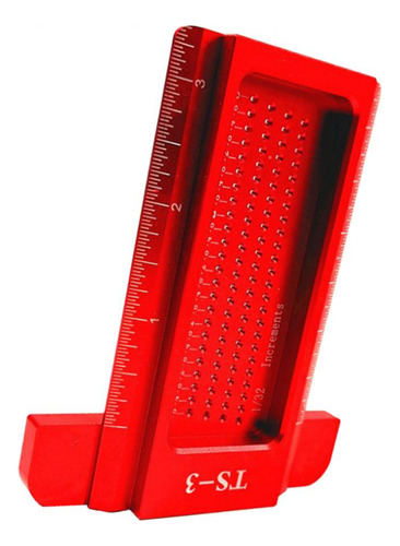 Régua De Madeira Para Escribas Vermelho