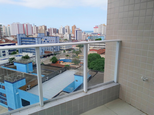 Imagem 13 de 25 de Apartamento Novo De 2 Dormitórios Com Sacada E Vista Livre No Bairro Mirim - Praia Grande - Ap00918 - 70842567