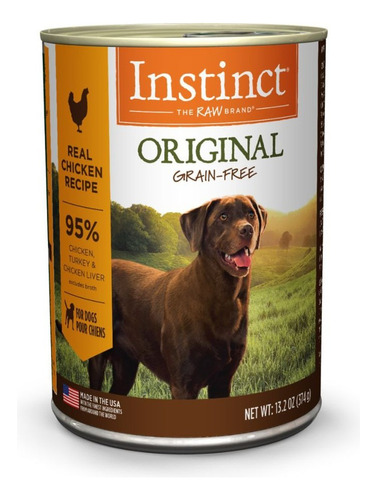 Alimento Para Perros Lata Instinct Pollo 13.2 Onzas - 6 Pz