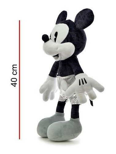 Imagen 4 de 7 de Peluche Mickey 100 Años 40cm- Orig. Phi Phi Toys