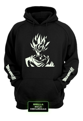 Sudadera Brilla Oscuridad Dragon Ball, Anime, Japon, Goku