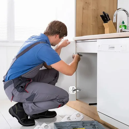 Par De Placa De Reparacion Bisagra Mueble Tornillos Puerta