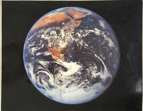 Afiche Espacial La Tierra Desde El Apollo 17 Nasa Poster 