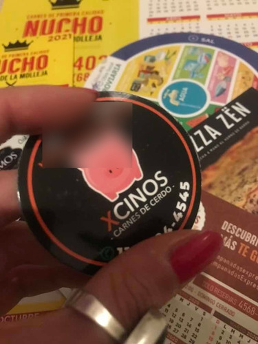 500 Imanes Publicitarios Diseño Incluido Logo Redondos 5,7cm