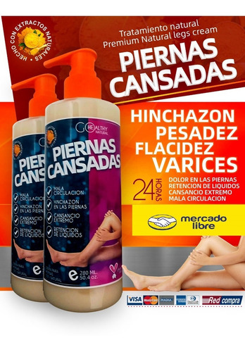 Pack Cremas Piernas Cansadas. Envio Gratis