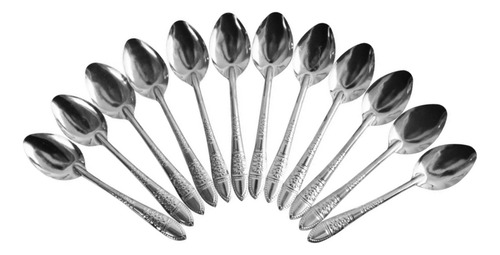 Set 12 Piezas Cucharas Soperas Acero Inoxidable Cubiertos