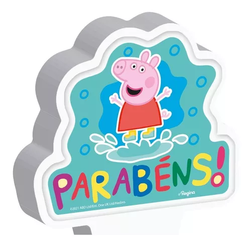 Vela Peppa Pig - Para Bolo, Aniversário E Festa