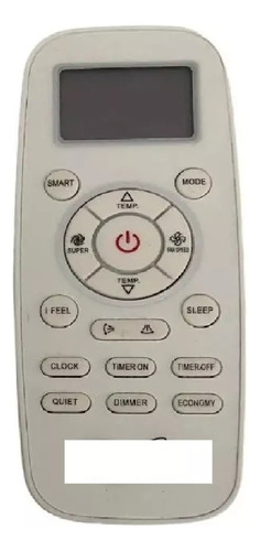 Control Minisplit Hisense Acondicionado Clima At122tg2
