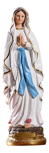 Escultura Romana Resina Mini Estatua De María Catholica