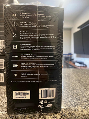 Linksys Mx5 Wifi 6 (Usado)
