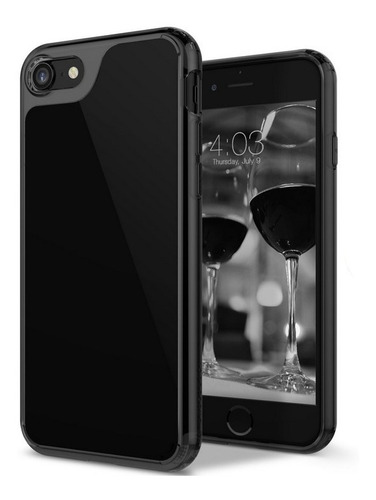 Forro Caseology Serie Waterfall iPhone 8 Y 7 Plus Jet Black