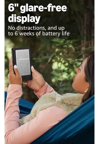Amazon Kindle 16gb 6 Leve E Compacto Último Modelo Preto