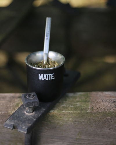 Mate 304 Acero Inoxidable + Bombilla Matte Acero Inoxidable