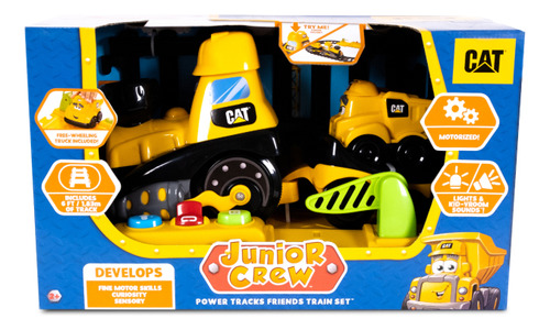 Cat Junior Crew Playset juego de trenes