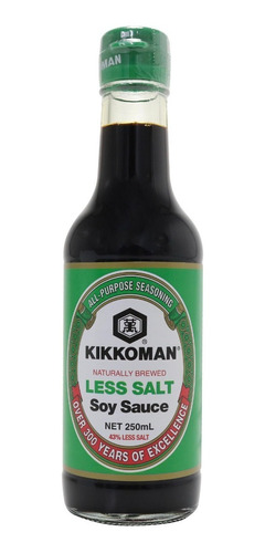 Molho Soja Shoyu Less Salt Kikkoman 250ml Importadocingapura