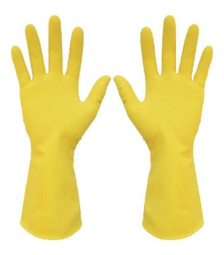 Guante Amarillo Talla L Y M Pack De 12