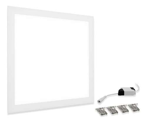 Painel Led Luminaria De Teto Embutir 36w 40x40 Branco Frio