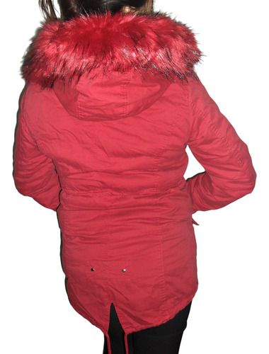 Parka Gabardina Mujer Yd Piel Desmontable