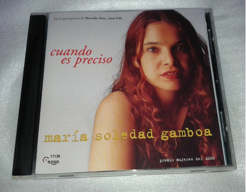 Maria Soledad Gamboa Cuando Es Preciso Cd Argentino 1999
