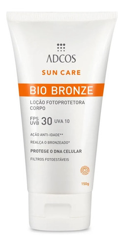 Filtro Solar Fps30 Bio Bronze Sun Care 150g Adcos