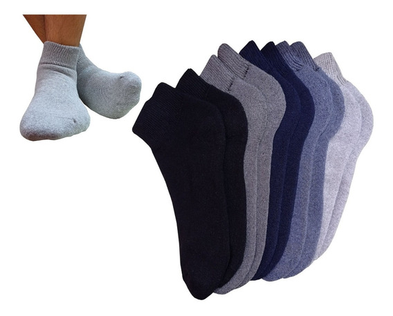 4-12 pares calcetines para diabéticos caballero sin goma 100% algodón blanco medicina calcetines diabéticos