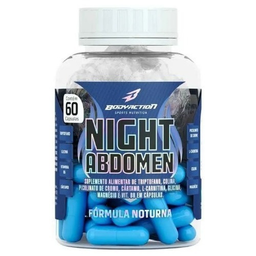 Termogénico Night Abdomen Bodyaction 60 Tabletas