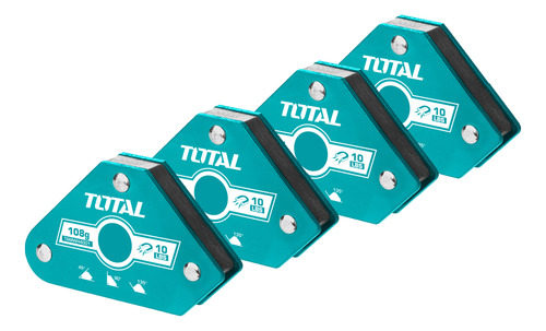 Escuadra Magnética Total Set X4 45, 90, 135º 10 Lbs