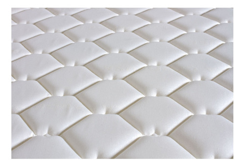 Imagen 3 de 3 de Colchón 1 plaza de espuma La Cardeuse Platine - 90cm x 190cm x 25cm con doble pillow top