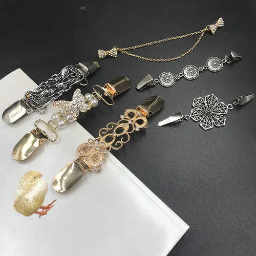 Clips Para Ropa Con Forma De Mariposa, Cárdigan, Cuello, Vin
