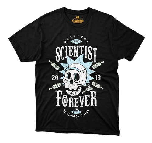 Playera Calaverita Forever Dia De Muertos Rick Y Morty 