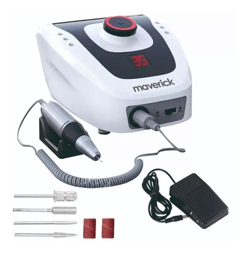 Torno Manicuria Profesional Uñas Esculpidas Pedal Maverick
