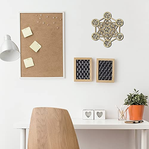 Decoración De Pared Del Cubo De Metatrón De 11.8 PuLG...