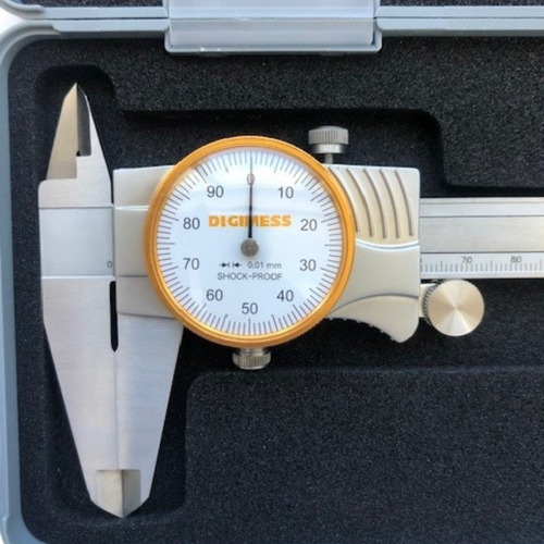 Paquímetro Com Relógio 200mm- 0,01mm Digimess 100.038-new